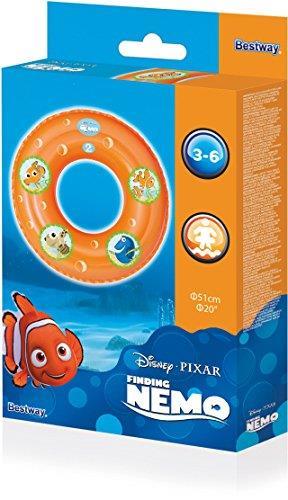 Bestway 91103. Salvagente Nemo, 51 cm, Arancione - 3