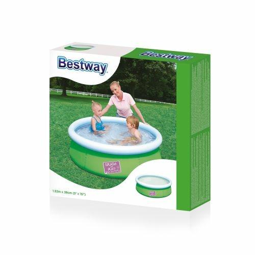 Bestway Fast Set 57241 piscina fuori terra Piscina gonfiabile 477 L Blu, Verde, Arancione - 5