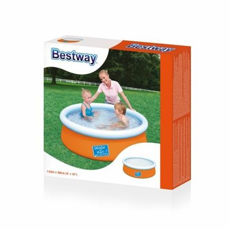 Bestway Fast Set 57241 piscina fuori terra Piscina gonfiabile 477 L Blu, Verde, Arancione - 6