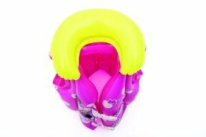 Bestway 91070 galleggiante per nuoto da bambini Gilet da nuoto Vinile Rosa Bianco Giallo - 4
