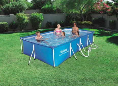 Bestway Steel Pro 56424 piscina fuori terra Piscina con bordi Piscina rettangolare 5700 L Blu - 3