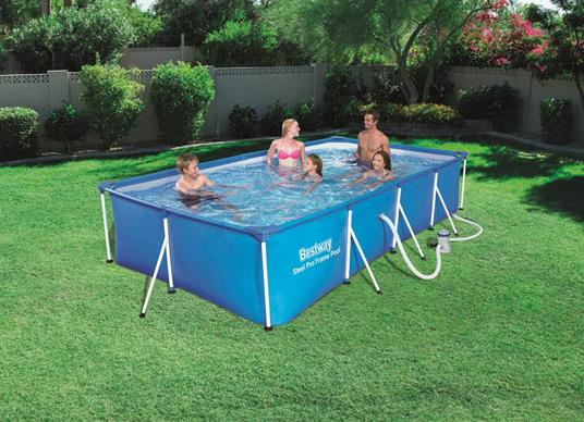 Bestway Steel Pro 56424 piscina fuori terra Piscina con bordi Piscina rettangolare 5700 L Blu - 3
