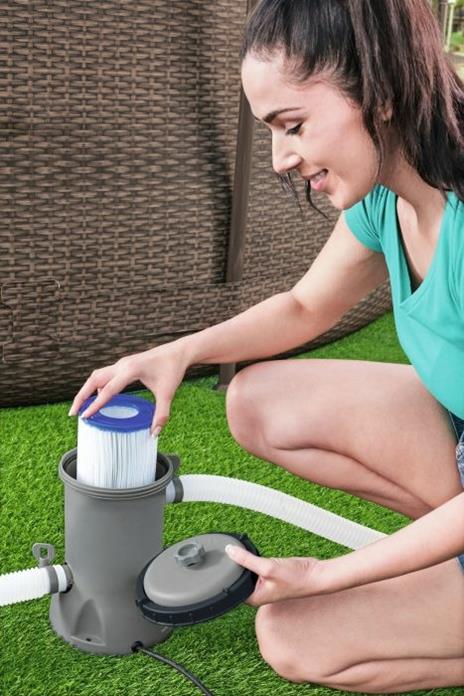 58383 Pompa Filtro 2.006 LT/H USA Cartuccia II 58094 - 9