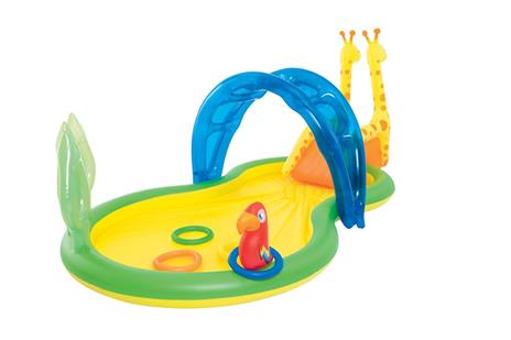 Bestway Piscina Zoo Interattiva Parco Giochi 338x167x129 cm 53060 - 4