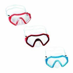 Bestway 22049 maschera per immersioni Bambini Policarbonato Blu, Rosso, Trasparente - 2