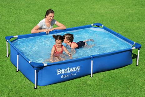 Bestway Steel Pro 56401 piscina fuori terra Piscina con bordi Piscina rettangolare 1200 L Blu - 7