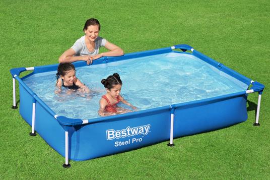 Bestway Steel Pro 56401 piscina fuori terra Piscina con bordi Piscina rettangolare 1200 L Blu - 8