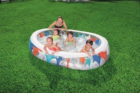 Bestway 54066 piscina fuori terra Piscina gonfiabile Piscina ovale 542 L Multicolore - 11
