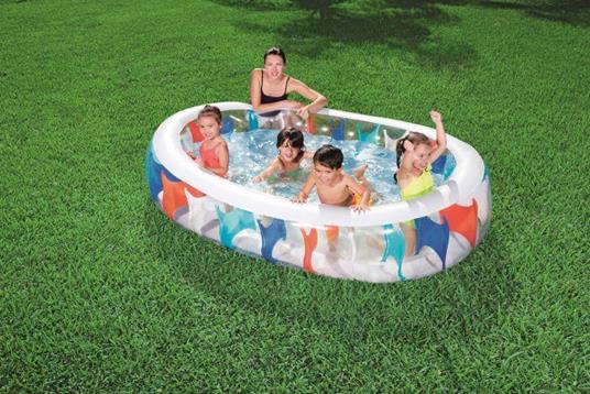 Bestway 54066 piscina fuori terra Piscina gonfiabile Piscina ovale 542 L Multicolore - 14