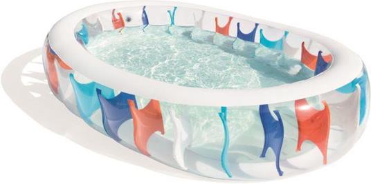 Bestway 54066 piscina fuori terra Piscina gonfiabile Piscina ovale 542 L Multicolore - 15