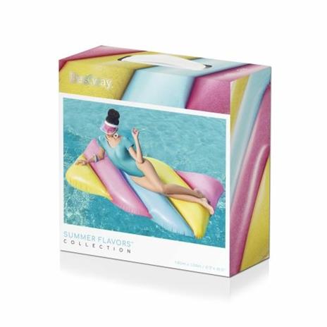 Bestway 43187 galleggiante da piscina e da spiaggia Blu Rosa Giallo Materassino galleggiante Vinile - 5