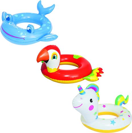 Salvagentetesta animali 3 personaggi assortiti: unicorno (cm. 79×58), squalo (cm. 84×71), pappagallo (cm. 84×76)