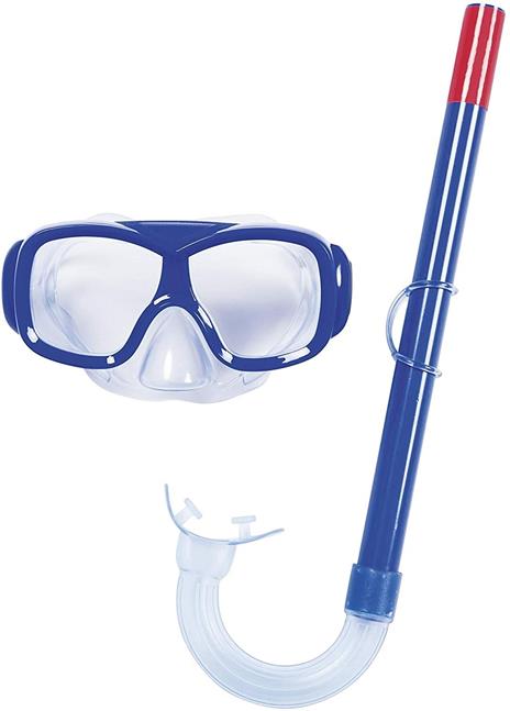 Maschera con boccaglio Freestyle Blu - BW24035 - 7