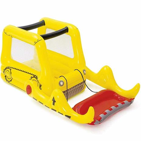 Parco Giochi Play Center Bulldozer Piscina Gioco Bambini con 25 palline 198x105