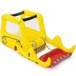 Parco Giochi Play Center Bulldozer Piscina Gioco Bambini con 25 palline 198x105