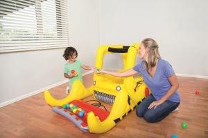 Parco Giochi Play Center Bulldozer Piscina Gioco Bambini con 25 palline 198x105 - 5