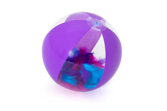 Pallone da spiaggia con piume