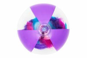 Pallone da spiaggia con piume - 3