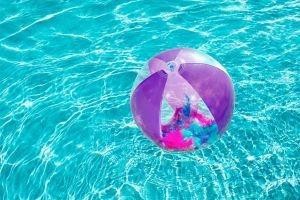 Pallone da spiaggia con piume - 4