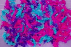 Pallone da spiaggia con piume - 5