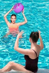 Pallone da spiaggia con piume - 7