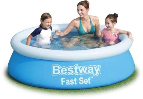 Bestway 57392 piscina fuori terra Piscina gonfiabile Piscina rotonda 940 L Blu - 5