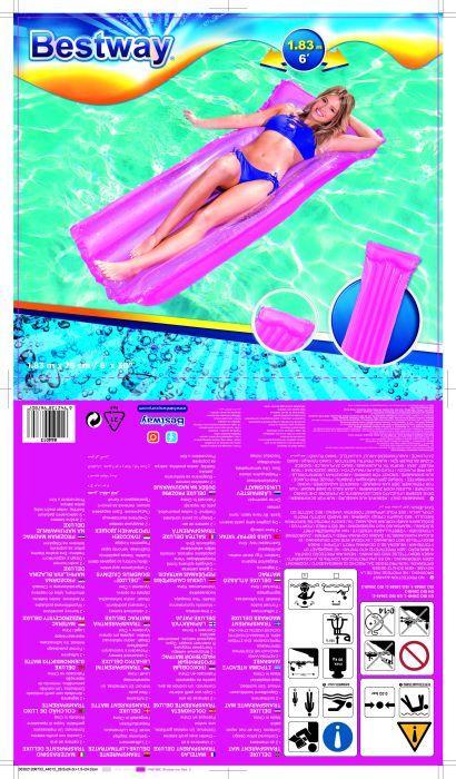 Materassino gonfiabile 5 Tubi Assortito 44013 - 3