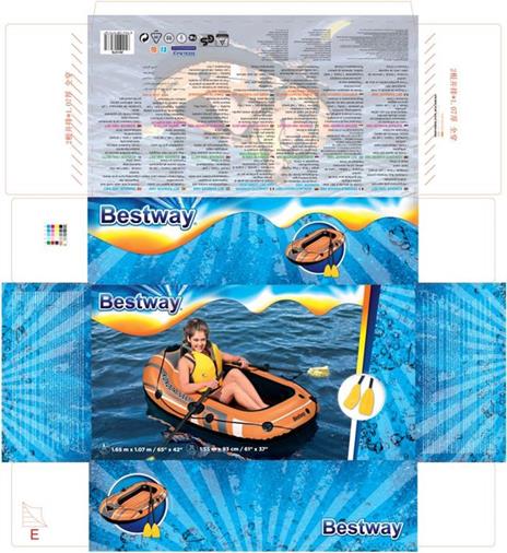 Bestway 61078 barca gonfiabile 1 persona(e) Rafting Gommone - 8