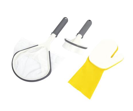 Bestway 60310 accessorio per vasca idromassaggio e spa da esterno Kit di pulizia Grigio, Bianco, Giallo - 11