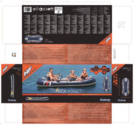 Bestway 61110 barca gonfiabile 4 persona(e) Viaggio/Svago Canotto gonfiabile - 8
