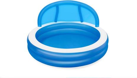 Bestway 54337 piscina fuori terra Piscina gonfiabile Piscina rotonda 850 L Blu, Bianco - 18