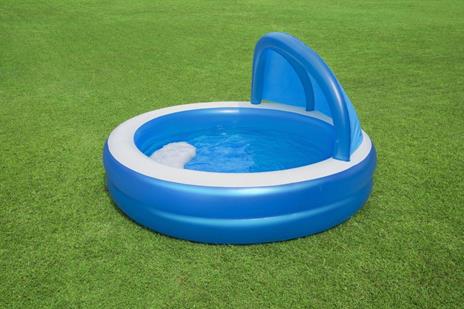 Bestway 54337 piscina fuori terra Piscina gonfiabile Piscina rotonda 850 L Blu, Bianco - 14