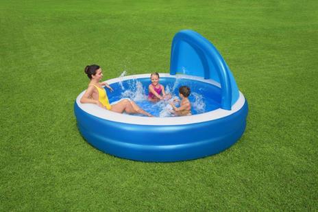 Bestway 54337 piscina fuori terra Piscina gonfiabile Piscina rotonda 850 L Blu, Bianco - 15