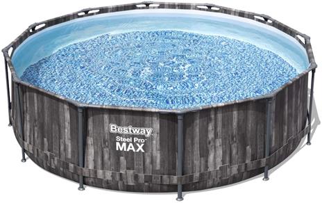 Piscina STEEL PRO MAX Con Accessori Effetto legno 5614X - 2