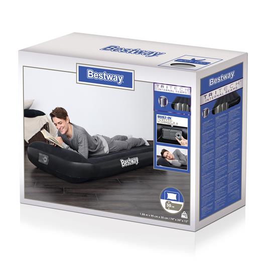 Bestway 67556 materasso ad aria Materasso singolo Grigio - 21