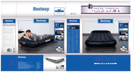 Bestway 67556 materasso ad aria Materasso singolo Grigio - 19