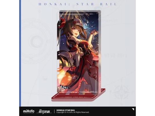 Honkai: Star Rail Light Cone Stampa In Acrilico Ornament Con Glitter: Sparkle Early Escapade 15 Cm Mihoyo