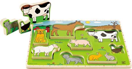 Puzzle Forme In Piedi Animali Fattoria - 3