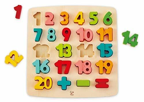 Puzzle numeri Chunky. Hape E1550