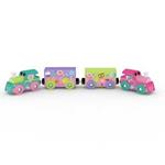 Set 4 Veicoli Principesse In Legno  J823685