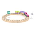 Set Pista Costruzioni In Legno Treno Delle Principesse  J849092
