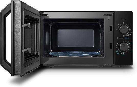 Toshiba MW2-MG20P(BK) 3-in-1 Forno Microonde Grill Combinato, 20 L, 5  Livelli di Potenza Regolabili, Timer, 800 W, Grill 1000 W, Nero [Classe di  efficienza energetica A] - Toshiba - Casa e Cucina | IBS