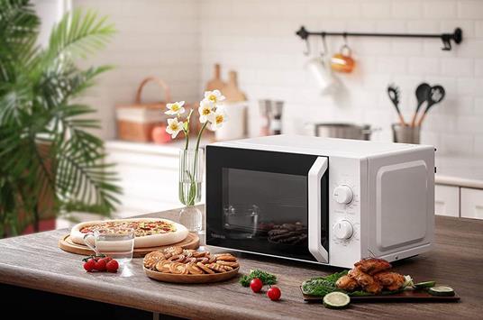 Toshiba MW2-MG20PF Forno Microonde Grill Combinato, 20 L, 5 Livelli di  Potenza Regolabili, Luci LED Integrate, 800 W, Grill 1000 W, 44x33.4x25.9  cm, Bianco - Toshiba - Casa e Cucina | IBS