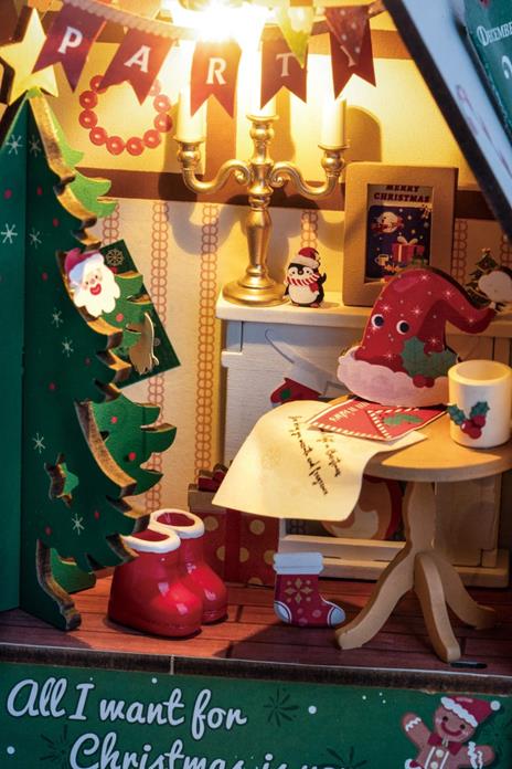 Twinkling Christmas House - Casa di Natale scintillante. Robotime - 4