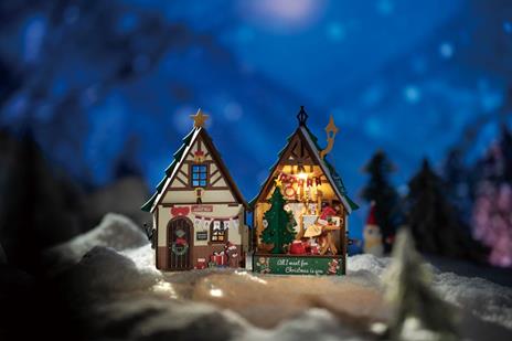 Twinkling Christmas House - Casa di Natale scintillante. Robotime - 5