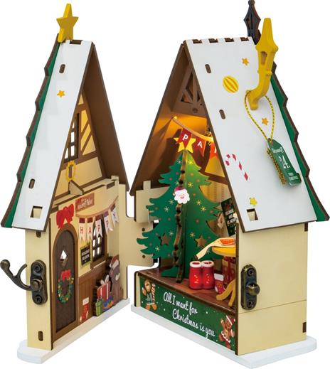 Twinkling Christmas House - Casa di Natale scintillante. Robotime - 8