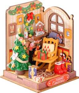Idee regalo Christmas Fireplace - caminetto di Natale. Robotime Robotime