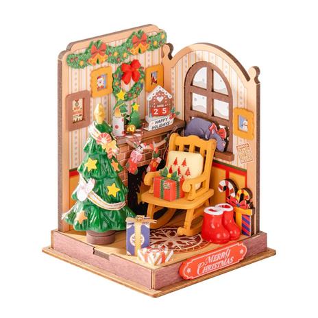 Christmas Fireplace - caminetto di Natale. Robotime