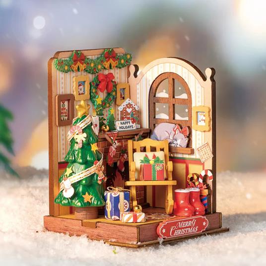 Christmas Fireplace - caminetto di Natale. Robotime - 2