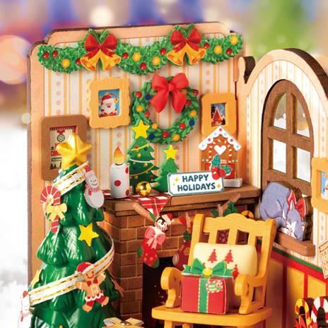 Christmas Fireplace - caminetto di Natale. Robotime - 3
